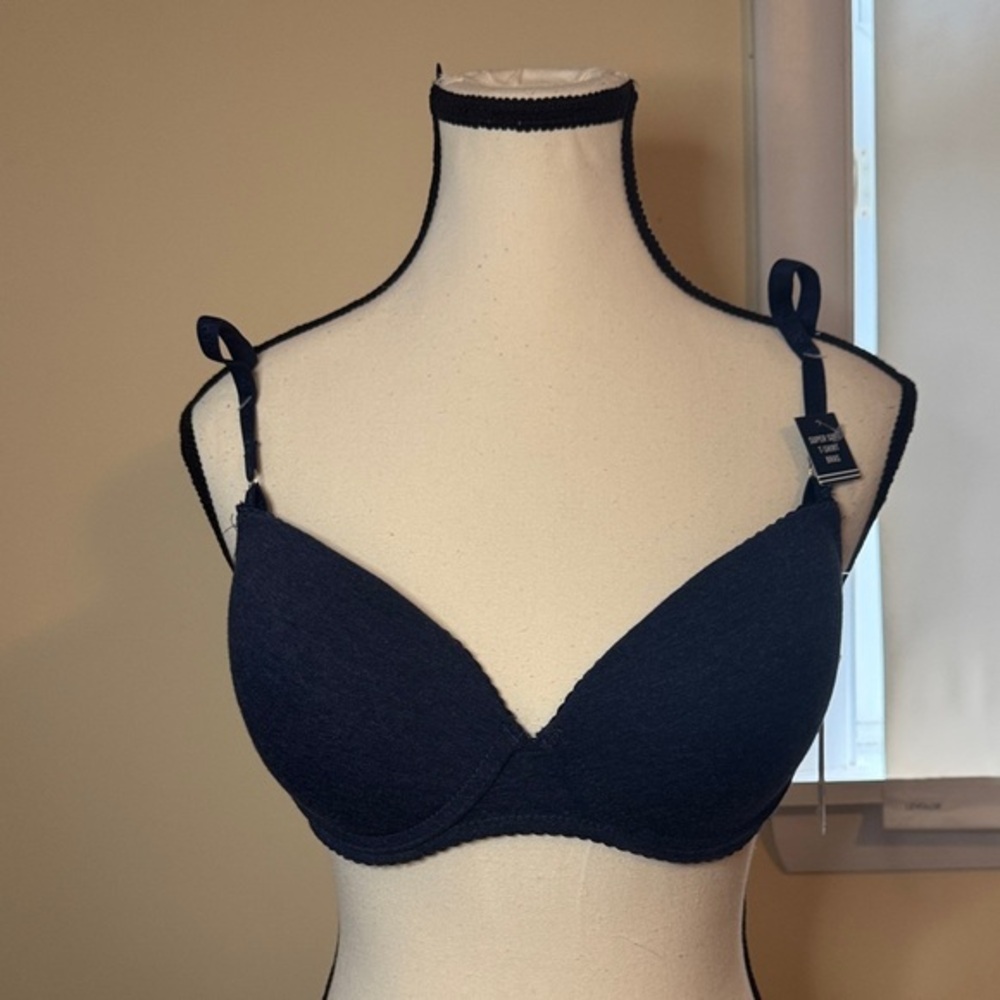 Women’s navy blue Nautica NWT‎ super soft T shirt bra 36C